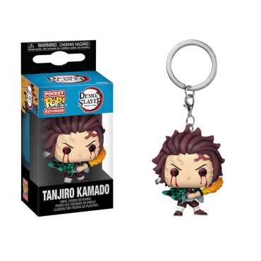 Demon Slayer: Kimetsu no Yaiba POP! Vinyl Keychains 4 cm Tanjiro (Sun Breathing)