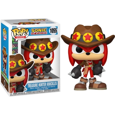 Sonic The Hedgehog POP & Buddy! Vinyl Figure Treasure Hunter Knuckles #1055