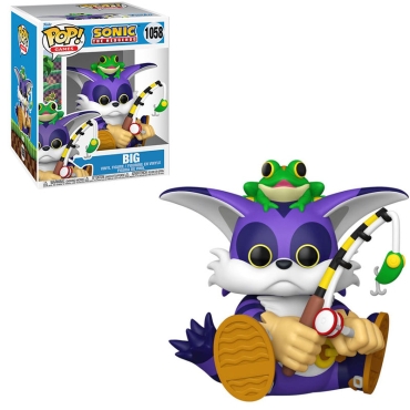 Sonic the Hedgehog Oversized POP! Vinyl Figure Big the Cat w/Froggy 15 cm #1058