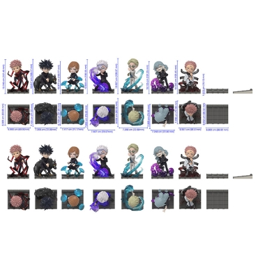 Jujutsu Kaisen х KWISTAL FWENZ Blind Box Collection Battle Ready