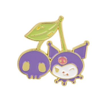 Cherry Sanrio Pin Badge - Kuromi