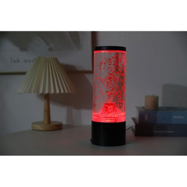 iTotal Lava Lamp - Vulcano with Black Rounded Base