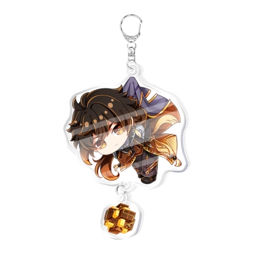 Genshin Impact Acrylic Keychain - Zhongli