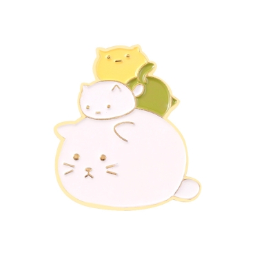 Cute Pin Badge - Cats Ver. B
