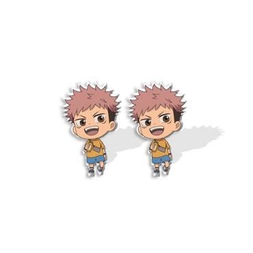Jujutsu Kaisen Earings - Yuji Itadori