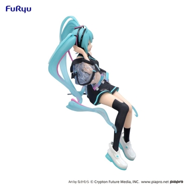 Hatsune Miku Noodle Stopper PVC Statue - Neon Cyber 16 cm