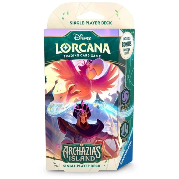 Disney Lorcana TCG Archazias Island Starter Deck - Iago & Jafar (Amethyst/Steel)