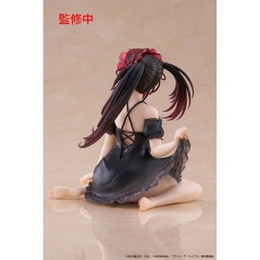 Date A Live V PVC Statue - Desktop Cute Figure Kurumi Tokisaki Nightwear Ver. 13 cm