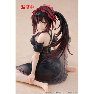 Date A Live V PVC Statue - Desktop Cute Figure Kurumi Tokisaki Nightwear Ver. 13 cm