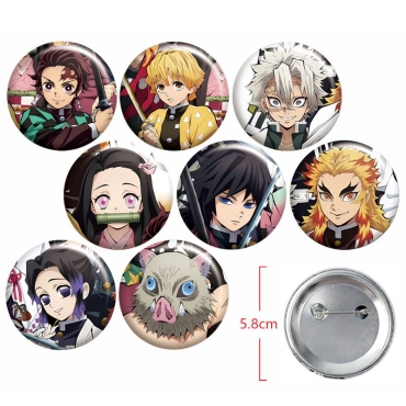 Demon Slayer: Kimetsu No Yaiba Badge - Ver. B Varieties