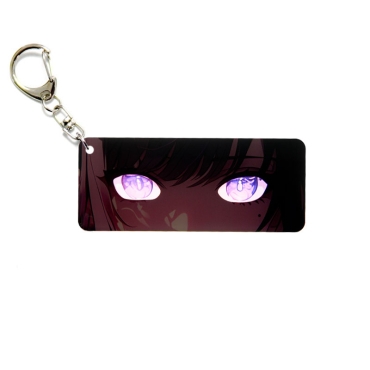 Genshin Impact Acrylic Keychain Shining Eyes - Raiden Shogun