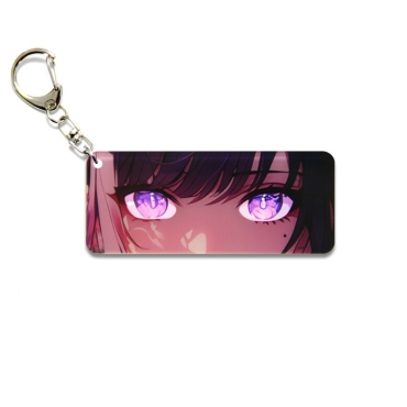 Genshin Impact Acrylic Keychain Shining Eyes - Raiden Shogun