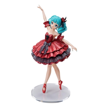 Vedere frontală statuetă Hatsune Miku Project DIVA MEGA39's 19 cm