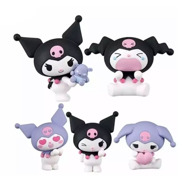 Figurină Kuromi Sanrio Twinchees 5 cm – vedere frontală