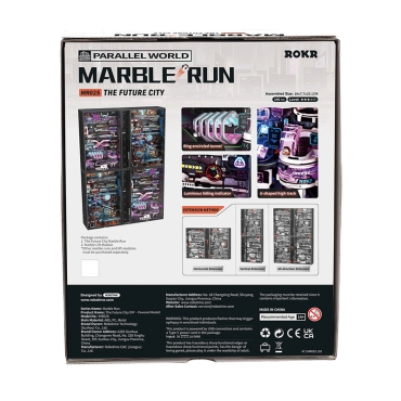 Cutia Setului Robotime Orașul Viitorului - Vedere Frontală