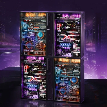 Modelul Orașul Viitorului Asamblat – Vedere Completă