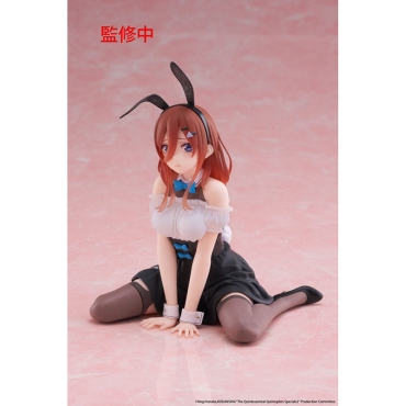 PRE-ORDER: The Quintessential Quintuplets 3 PVC Statue Desktop Cute Figure - Miku Nakano (Bunny Ver.) 13 cm