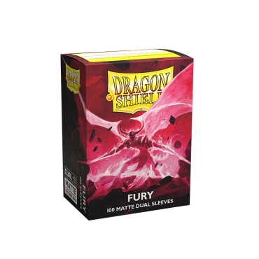 Dragon Shield Sleeves - Standard size - Matte Dual - Fury 'Alaric, Crimson King'  (100 Sleeves)