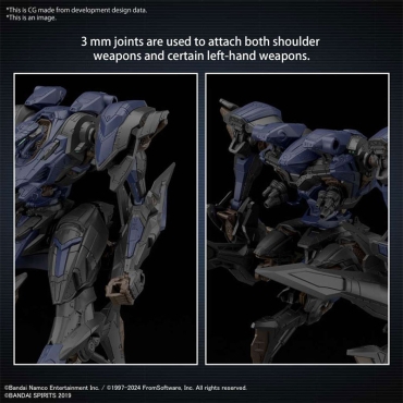 Gundam Model Kit 30 Minutes Armored Core VI Fires of Rubicon - Schneider Nachtreiher/40E Steel Haze
