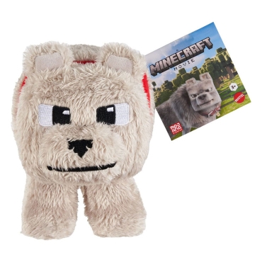 A Minecraft Movie Plush Figure Dennis the Wolf 20cm