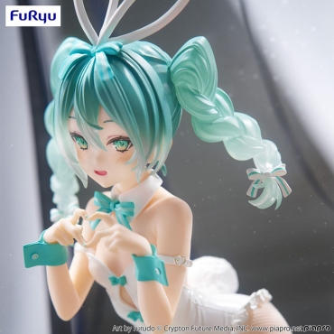 Hatsune Miku BiCute Bunnies PVC Statue - Miku Rurudo White Color Ver. 27 cm