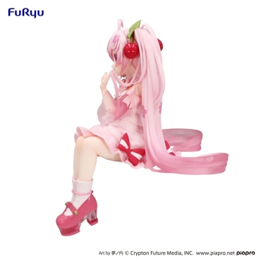 Hatsune Miku Noodle Stopper PVC Statue - Sakura Miku 2025 14 cm