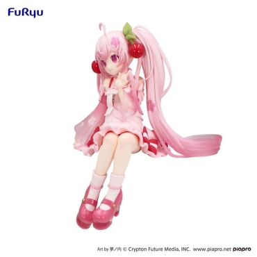 Hatsune Miku Noodle Stopper PVC Statue - Sakura Miku 2025 14 cm