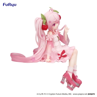 Hatsune Miku Noodle Stopper PVC Statue - Sakura Miku 2025 14 cm