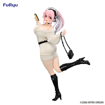 Super Sonico Trio-Try-iT PVC Statue - Winter Memory Ver. 21 cm
