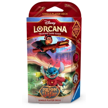 Disney Lorcana TCG Reign of Jafar Starter Deck - (Ruby/Steel)