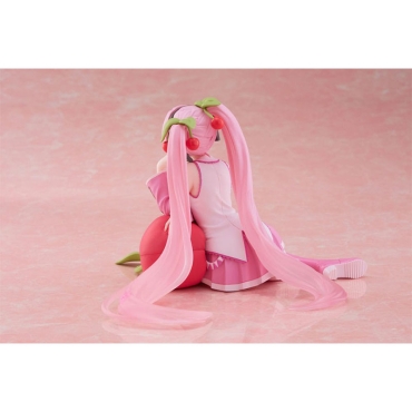 Hatsune Miku PVC Statue Desktop Cute Figure Sakura Miku Cherry Cushion Ver. 13 cm