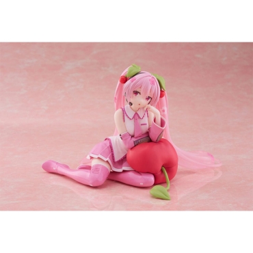 Hatsune Miku PVC Statue Desktop Cute Figure Sakura Miku Cherry Cushion Ver. 13 cm