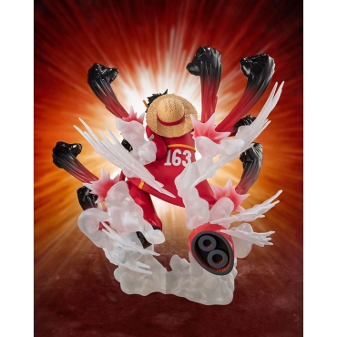 One Piece Figuarts ZERO Extra Battle PVC Statue - Monkey D. Luffy -Gum Gum Hawk Gatling- 19 cm