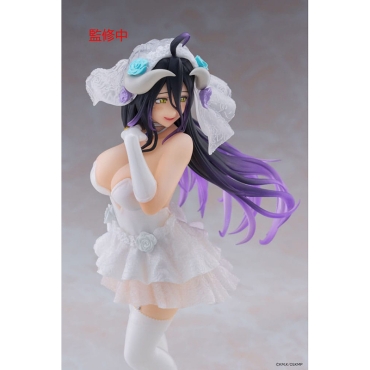 Overlord Coreful PVC Statue - Albedo Wedding Ver. 18 cm