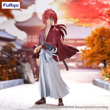PRE-ORDER: Rurouni Kenshin: Meiji Kenkaku Romantan Trio-Try-iT PVC Statue - Kenshin Himura 19 cm