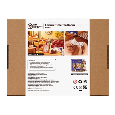 Robotime DIY kit de model - Leisure Time Tea Room