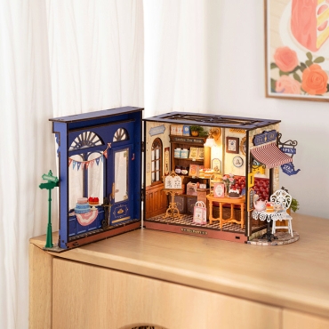 Robotime DIY kit de model - Leisure Time Tea Room