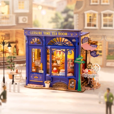 Robotime DIY kit de model - Leisure Time Tea Room