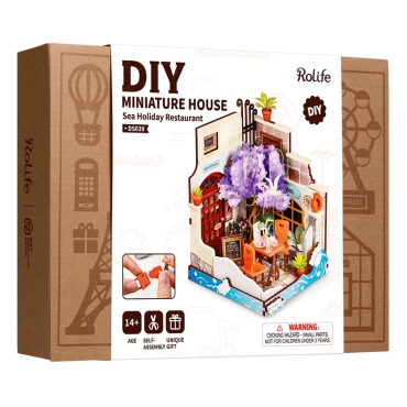 Robotime DIY kit de model - Sea Holiday Restaurant