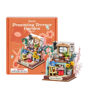 Robotime DIY kit de model - Dreaming Terrace Garden