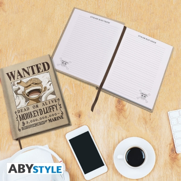 One Piece - Caiet A5 „Wanted Luffy Wano”