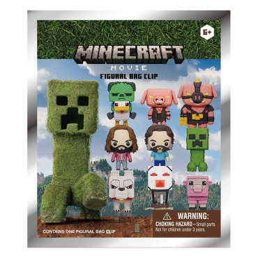 Cleme pentru pungi Minecraft 3D din PVC, seria 1