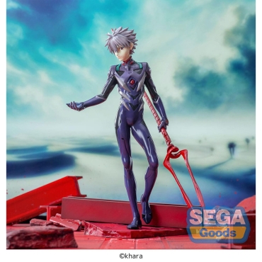 PRE-ORDER: Evangelion: 3.0+1.0 Thrice Upon a Time Luminasta PVC Statue Kaworu Nagisa x Spear of Longinus 21 cm