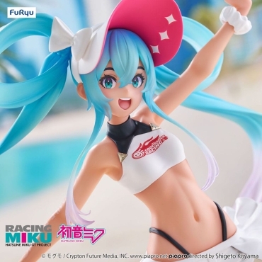 PRE-ORDER: Hatsune Miku GT Project Trio-Try-iT PVC Statue - Racing Miku 2024 Summer Holiday Ver. 23 cm
