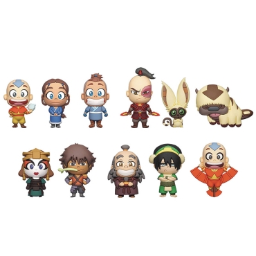 Clemă pentru pungă din spumă 3D Avatar The Last Airbender, seria 1