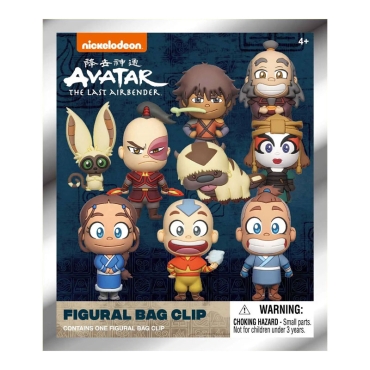 Clemă pentru pungă din spumă 3D Avatar The Last Airbender, seria 1