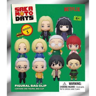  Seria de cleme pentru pungi Sakamoto Days 3D din PVC