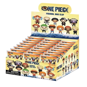 Cleme de geantă 3D din PVC One Piece, seria Netflix, serie 1