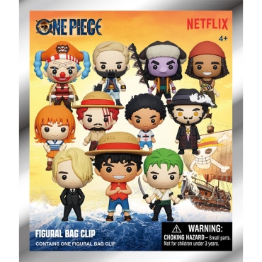 Cleme de geantă 3D din PVC One Piece, seria Netflix, serie 1
