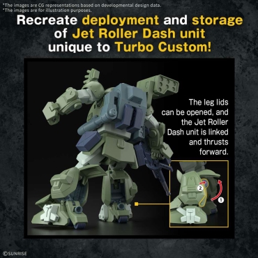 (HG) Gundam Model Kit - Scopedog Turbo-Custom 1/144